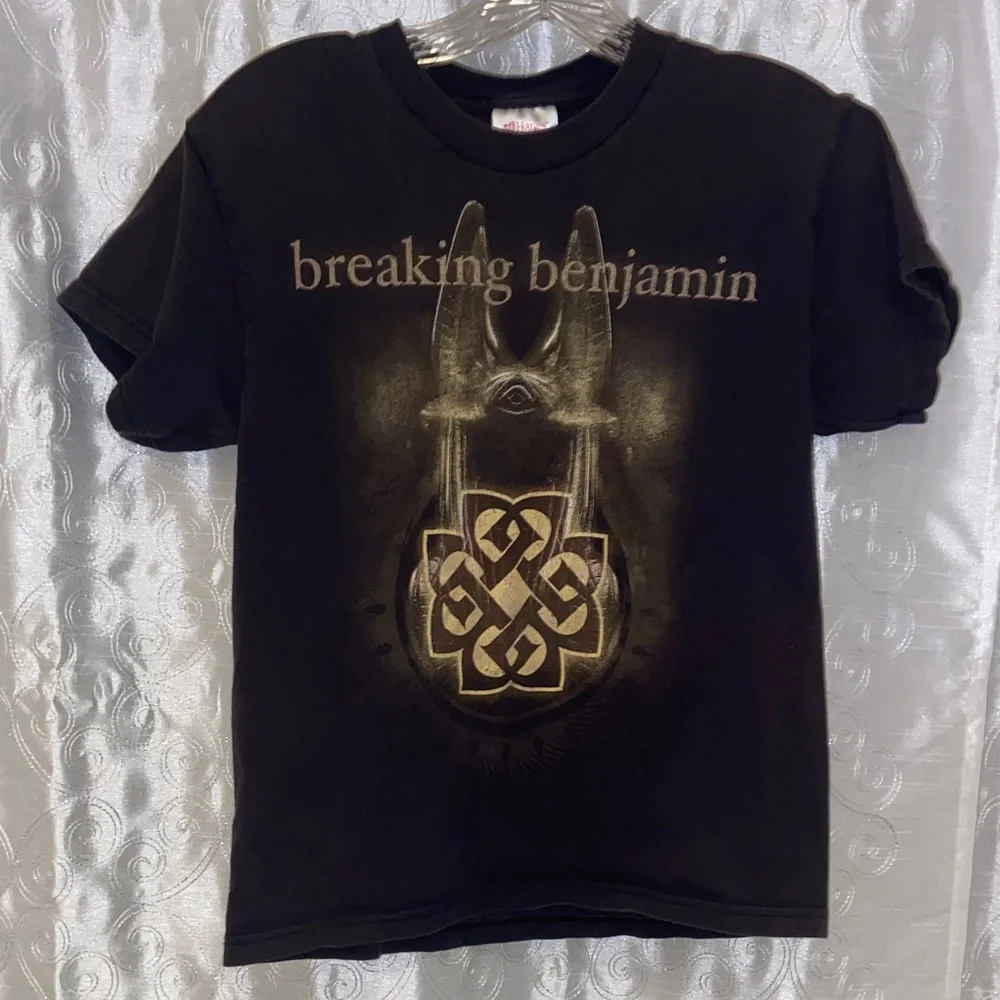 Vintage Breaking Benjamin Band Concert Graphic Tee Youth Size Large 🔥 YB3